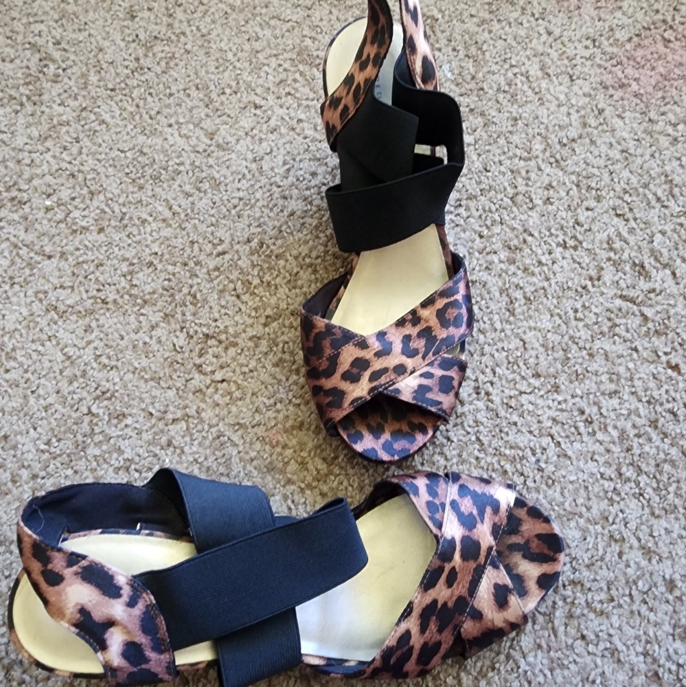 Leopard heels